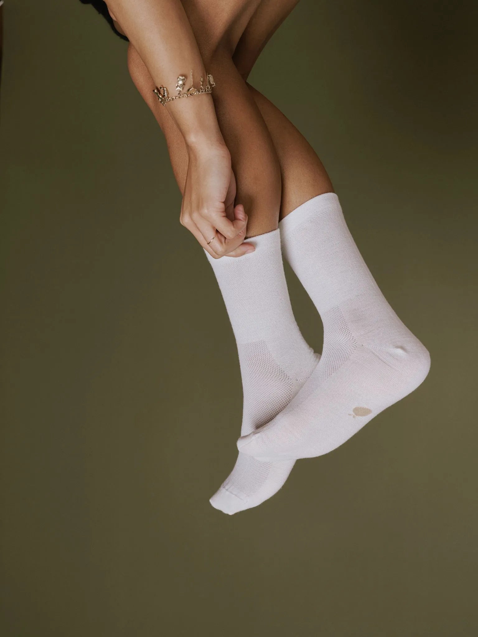 Essential Merino Socks Off White